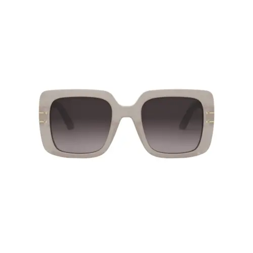 Óculos de Sol Christian Dior DiorSignature S11I CD40171I_5457B Acetato Nude com lentes na cor Cinza Degradê