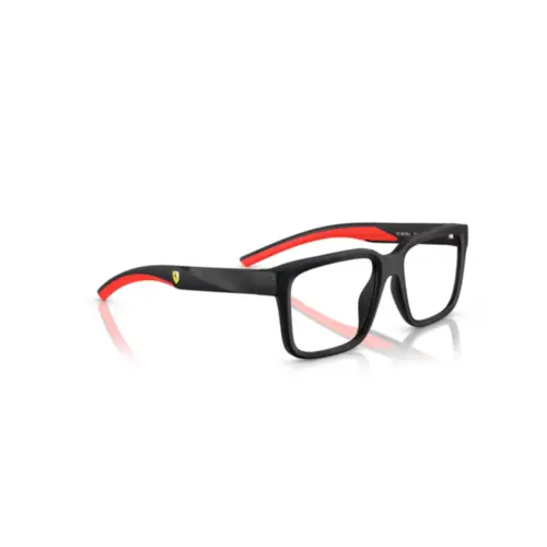 Óculos de Grau Scuderia Ferrari 0FZ8016U 504 53 Acetato Preto e Vermelho