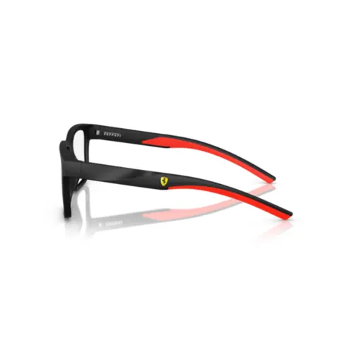 Óculos de Grau Scuderia Ferrari 0FZ8016U 504 53 Acetato Preto e Vermelho
