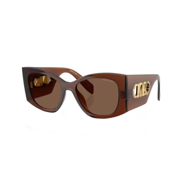 Óculos de Sol Michael Kors 0MK2244U 40217353 Acetato Marrom Transparente com lentes na cor Marrom 1