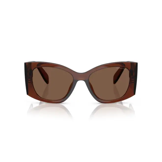 Óculos de Sol Michael Kors 0MK2244U 40217353 Acetato Marrom Transparente com lentes na cor Marrom 2