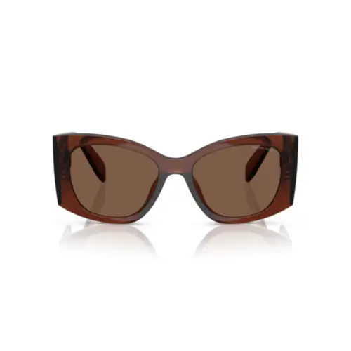 Óculos de Sol Michael Kors 0MK2244U 40217353 Acetato Marrom Transparente com lentes na cor Marrom