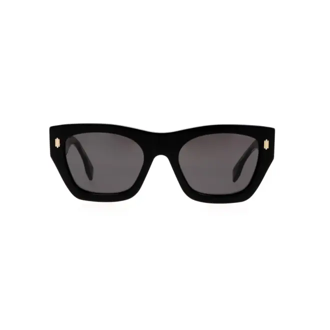 Óculos de Sol Fendi FE40100I_5301A Acetato Preto com lentes na cor Fumê 2