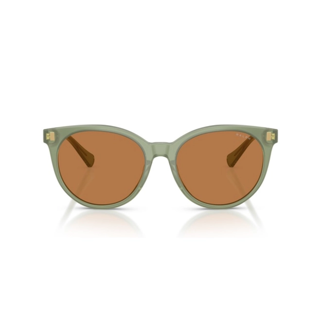 Óculos de Sol Ralph 0RA5331U 60497355 Acetato Verde Transparente com lentes na cor Laranja 2