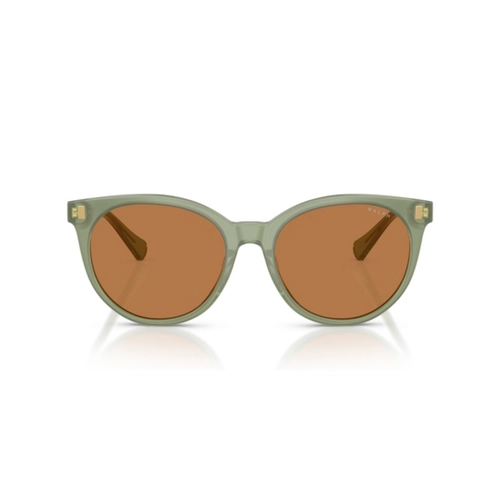 Óculos de Sol Ralph 0RA5331U 60497355 Acetato Verde Transparente com lentes na cor Laranja