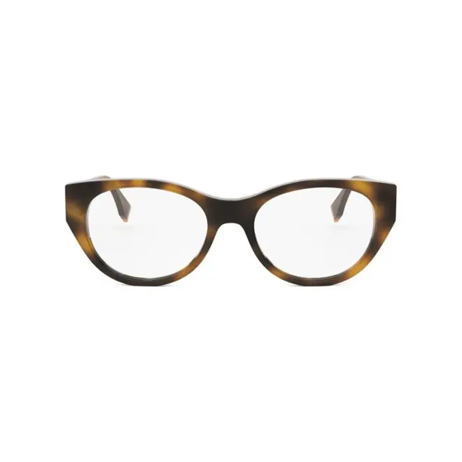 Óculos de Grau Fendi FE50099I_53053 Acetato Marrom Mesclado 2