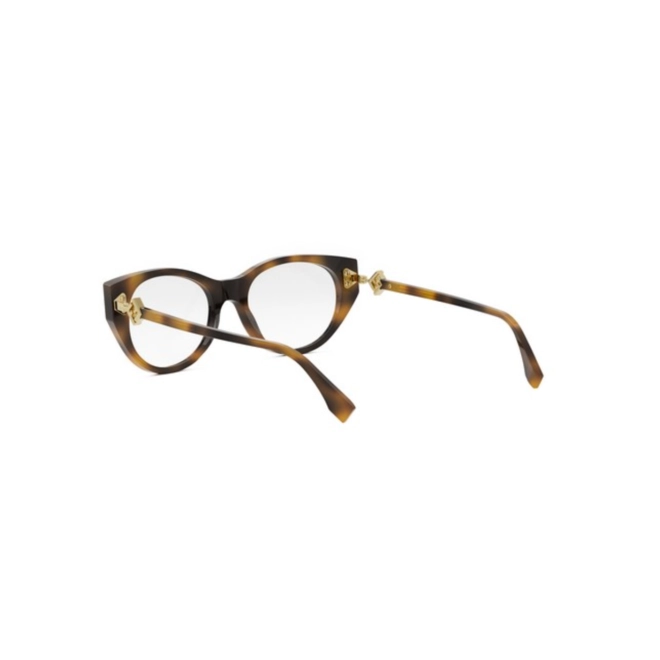 Óculos de Grau Fendi FE50099I_53053 Acetato Marrom Mesclado 5