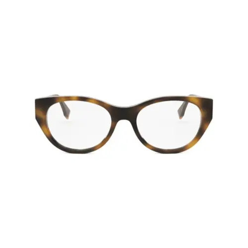 Óculos de Grau Fendi FE50099I_53053 Acetato Marrom Mesclado