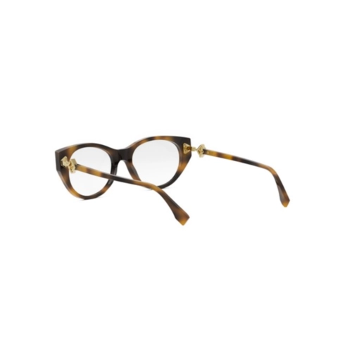 Óculos de Grau Fendi FE50099I_53053 Acetato Marrom Mesclado