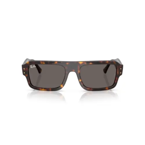 Óculos de Sol Ray-Ban Lukas 0RB4454 1359B156 Acetato Marrom Mesclado com lentes na cor Cinza