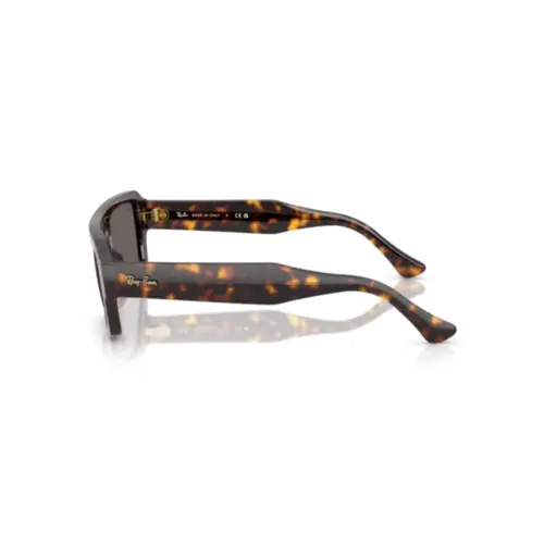 Óculos de Sol Ray-Ban Lukas 0RB4454 1359B156 Acetato Marrom Mesclado com lentes na cor Cinza