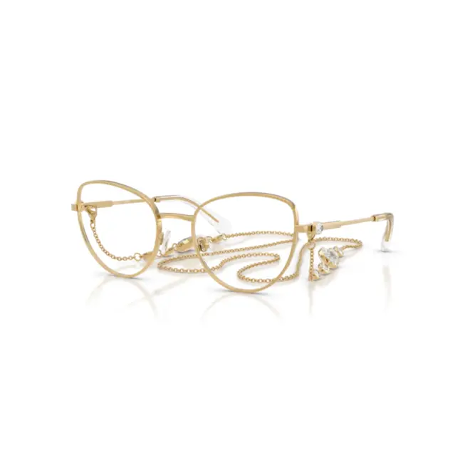 Óculos de Grau Swarovski 0SK1022 4039 54 Metal Dourado 1