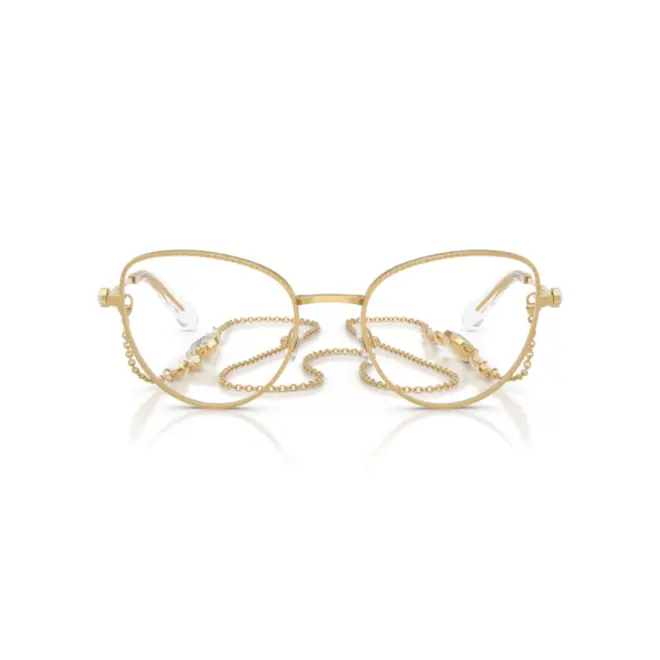 Óculos de Grau Swarovski 0SK1022 4039 54 Metal Dourado 2