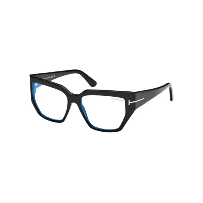 Óculos de Grau Tom Ford FT5951-B_54001 Acetato Preto 1