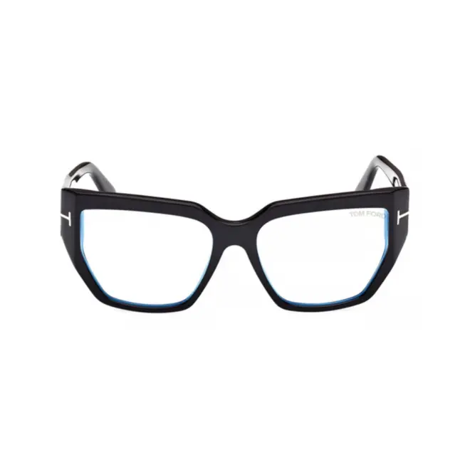 Óculos de Grau Tom Ford FT5951-B_54001 Acetato Preto 2