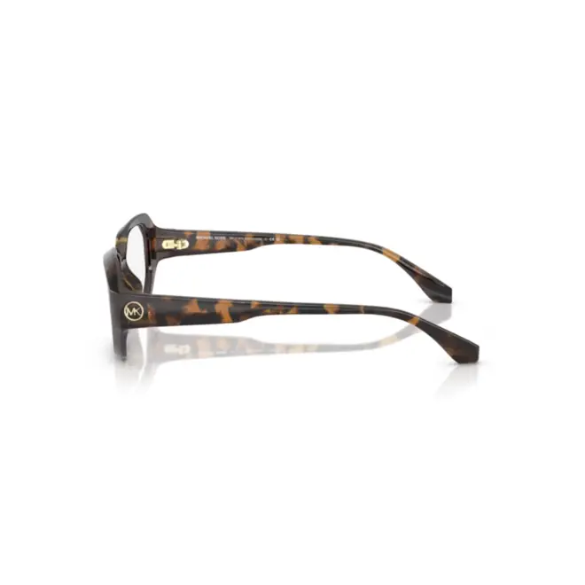 Óculos de Grau Michael Kors 0MK4147U 3006 52 Acetato Marrom Mesclado Escuro 3
