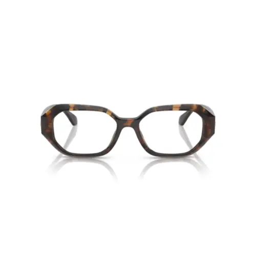 Óculos de Grau Michael Kors 0MK4147U 3006 52 Acetato Marrom Mesclado Escuro