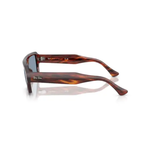 Óculos de Sol Ray-Ban Lukas 0RB4454 13985656 Acetato Marrom Mesclado com lentes na cor Azul
