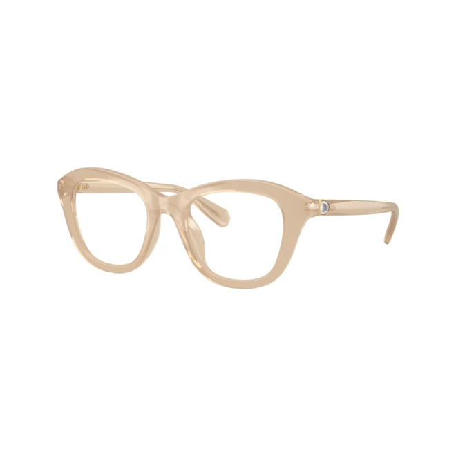 Óculos de Grau Swarovski 0SK2042U 1034 50 Acetato Bege 1
