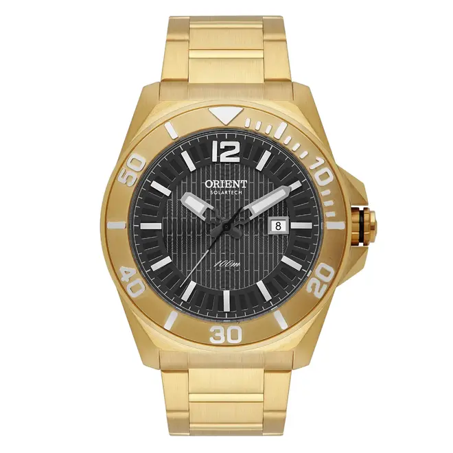 Relógio Orient Solartech Masculino - MGSS1292 G2KX Dourado 1