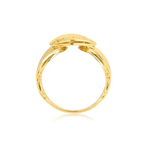 Anel Nido Diamonds ninho triplo fios de ouro 18k com 8pts de Diamantes