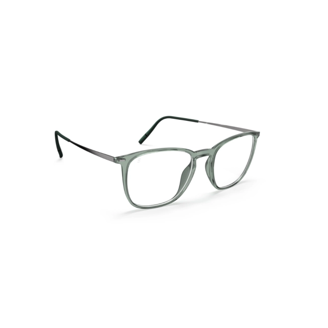 Óculos de Grau Silhouette Illusion Lite 2962/75 5560 52/18 Acetato Verde Transparente 3