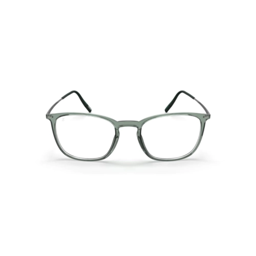 Óculos de Grau Silhouette Illusion Lite 2962/75 5560 52/18 Acetato Verde Transparente