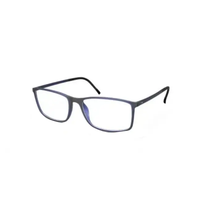 Óculos de Grau Silhouette SPX Illusion 2934/75 4560 56/16 Acetato Azul Fosco 1
