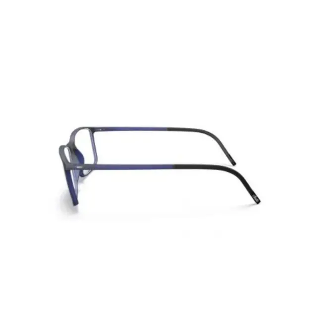 Óculos de Grau Silhouette SPX Illusion 2934/75 4560 56/16 Acetato Azul Fosco 3