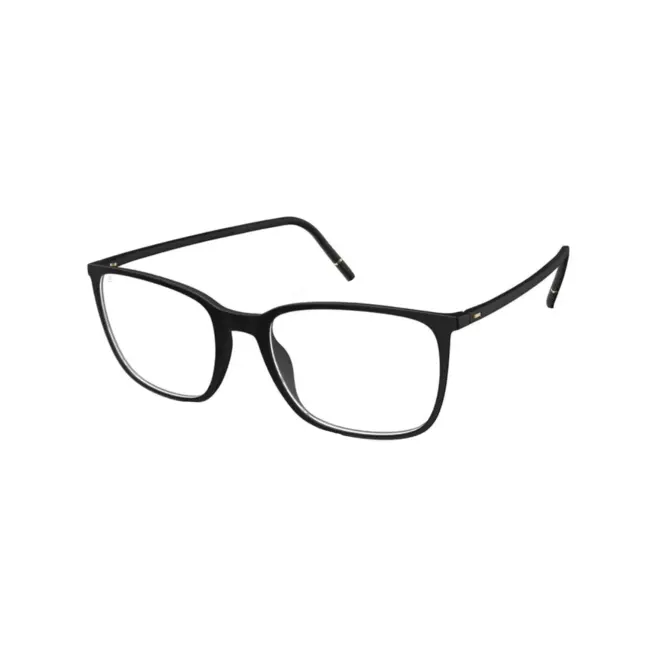 Óculos de Grau Silhouette SPX Illusion 2961/75 9030 55/18 Acetato Preto 1