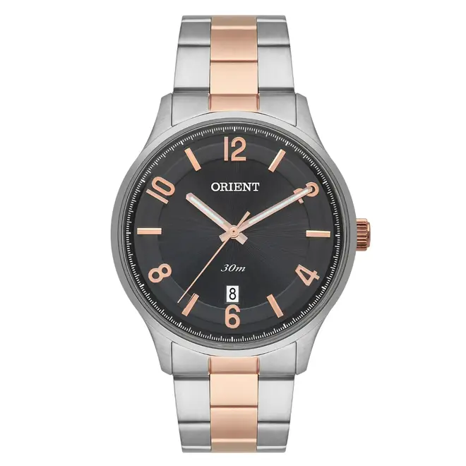 Relógio Orient Eternal Clássico Masculino - MTSS1118 G2SR Dois tons 1