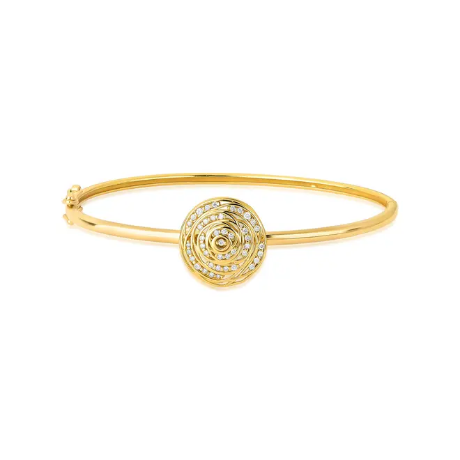 Pulseira Nido Diamonds bracelete tubular 18k ninho que envolve 20,2pts de Diamantes 1
