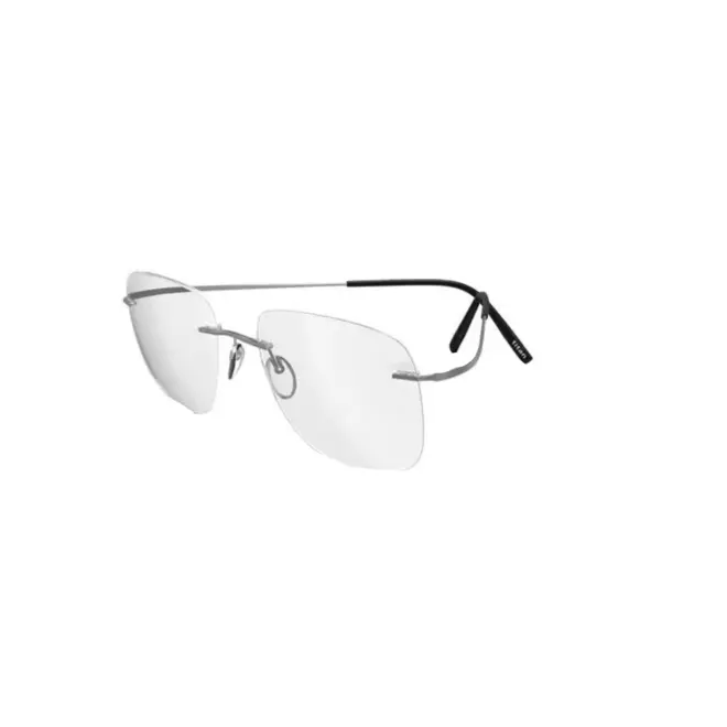 Óculos de Grau Silhouette Titan Minimal Art 5599/NL 6560 55/17 Titânio Grafite 1