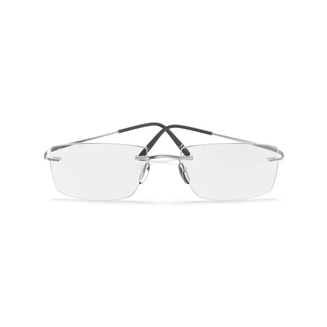 Óculos de Grau Silhouette Titan Minimal Art 5599/BP 7000 52/19 Titânio Prata 2
