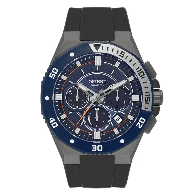 Relógio Orient Sport Cronógrafo Solartech - MYSPC006 D1PX Azul 1