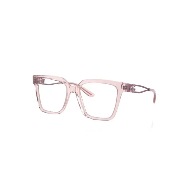 Óculos de Grau Dolce & Gabbana 0DG3376B 3148 53 Acetato Rosa Transparente 1