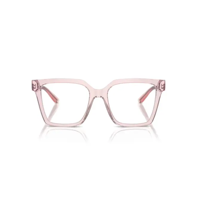 Óculos de Grau Dolce & Gabbana 0DG3376B 3148 53 Acetato Rosa Transparente 2