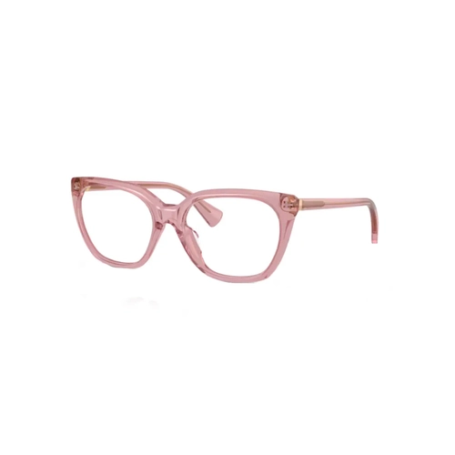Óculos de Grau Ralph 0RA7180U 6118 55 Acetato Rosa Transparente