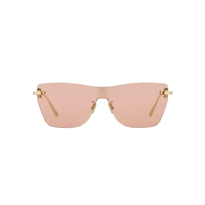 Óculos de Sol Christian Dior CD40162U_0010Y Metal Dourado com lentes na cor Rosa 2