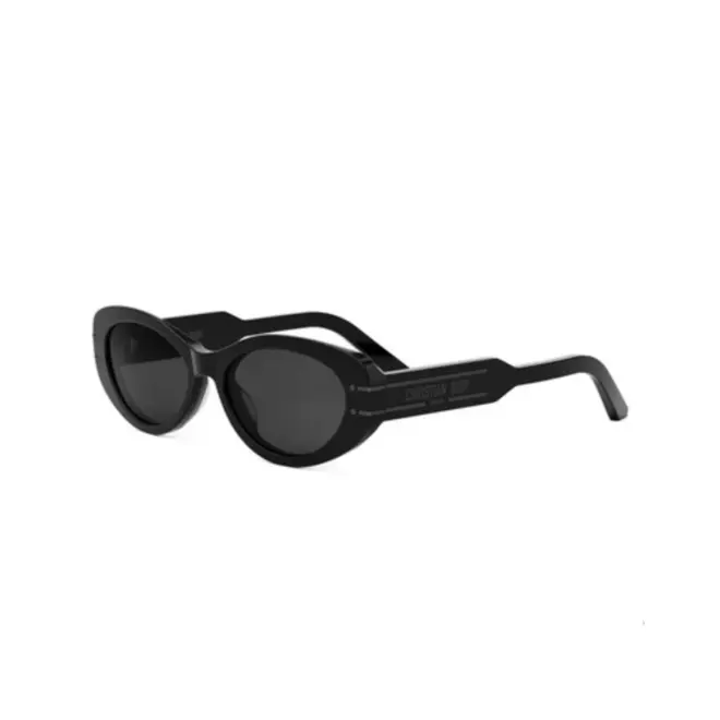 Óculos de Sol Christian Dior DiorSignature B8U CD40170U_5301A Acetato Preto com lentes na cor Fumê 1