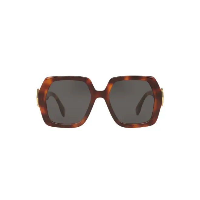 Óculos de Sol Fendi FE40139I_5353A Acetato Marrom Mesclado com lentes na cor Fumê 2