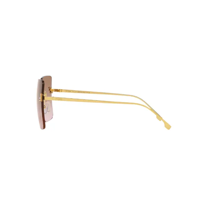 Óculos de Sol Fendi FE4082US_5930T Metal Dourado com lentes na cor Marrom Degradê 3