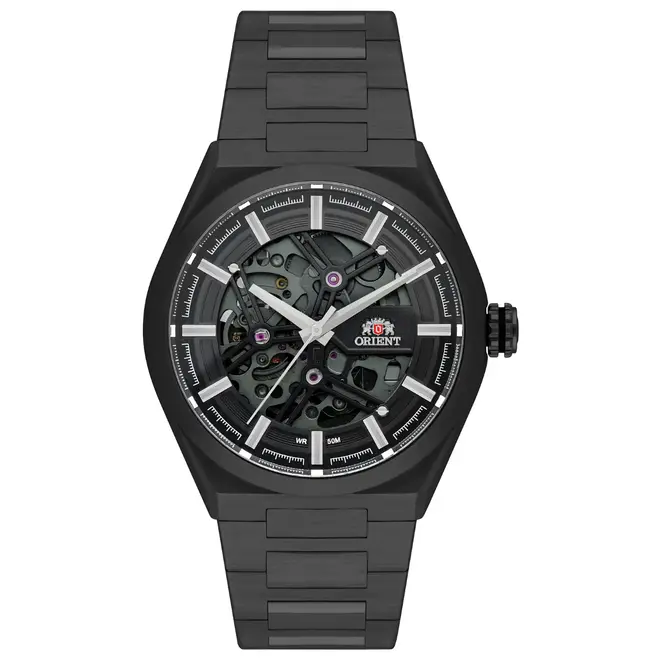 Relógio Orient Automático Clássico Masculino - NH7YY001 G1GX Preto 1