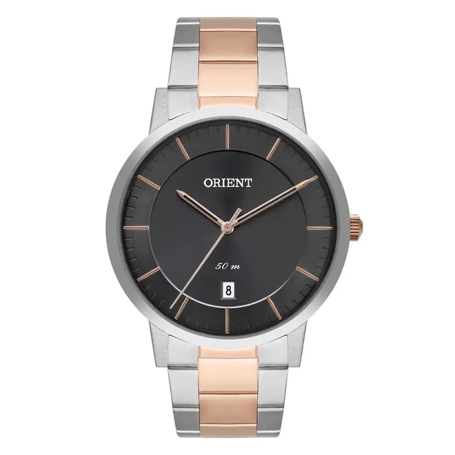 Relógio Orient Eternal Clássico Masculino - MTSS1117 G1SR Dois tons 1