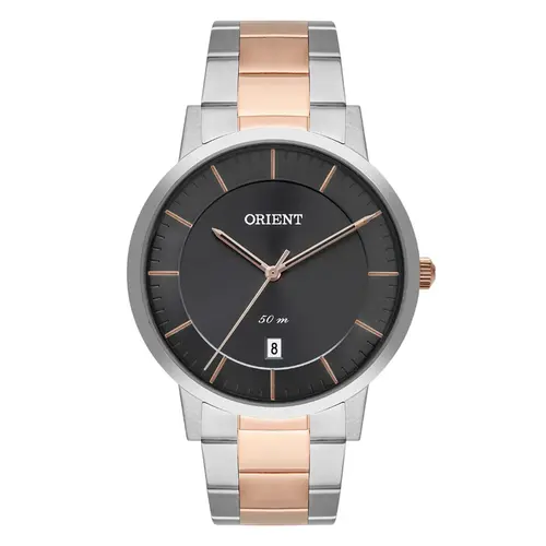 Relógio Orient Eternal Clássico Masculino - MTSS1117 G1SR Dois tons