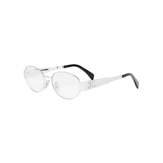 Óculos de Grau Celine Triomphe CL50140U_53016 Metal Prata 1