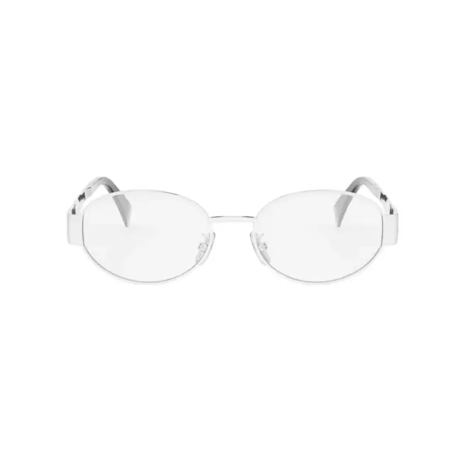 Óculos de Grau Celine Triomphe CL50140U_53016 Metal Prata 2