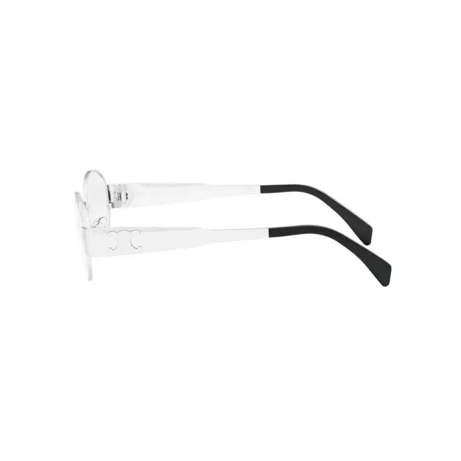 Óculos de Grau Celine Triomphe CL50140U_53016 Metal Prata 3