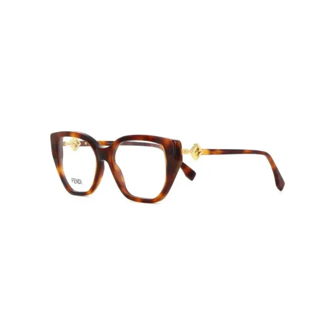 Óculos de Grau Fendi FE50100I_53053 Acetato Marrom Mesclado 1