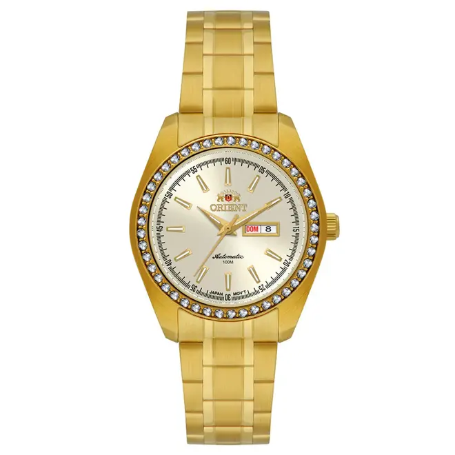 Relógio Orient Automático Feminino - NH6GG003 C1KX Dourado 1